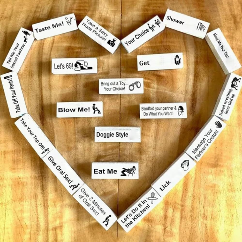 Romantic Block Tower Game