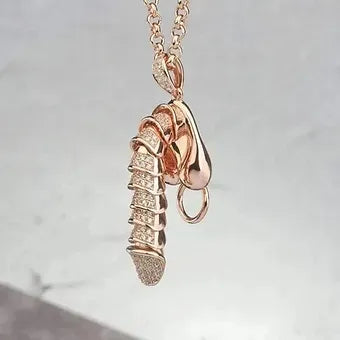 Shrimp Pendant Necklace